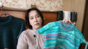 Довязала джемпер и начала ещё 🫣🧶