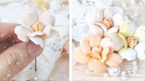 Как я делаю стилизованные розочки из фоамирана без дыроколов и ножей для вырубки 👍 Мастер-класс