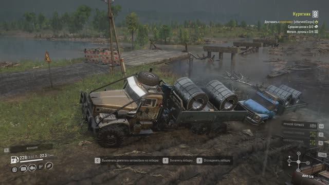 SnowRunner __  ПАШНИ_Курятник