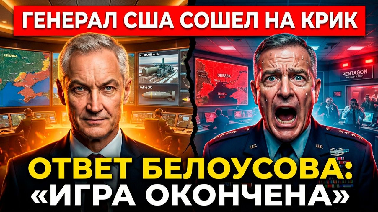 БЕЛОУСОВ ЗАТКНУЛ ПЕНТАГОН! Великий прорыв на Одессу и коридор к Приднестровью смотреть онлайн