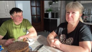 Пробуем торт. Обшивку сняли. Картошка в МУНДИРЕ