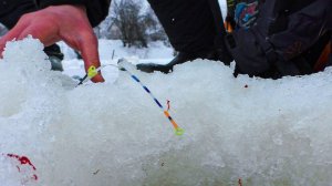 ТУТ В ТРАВЕ ТОЛЬКО ОПУСКАЙ мормышку, СРАЗУ КИВОК В ВЕРХ. ПЛОТВА РАЗДАЁТ. Рыбалка в 2026