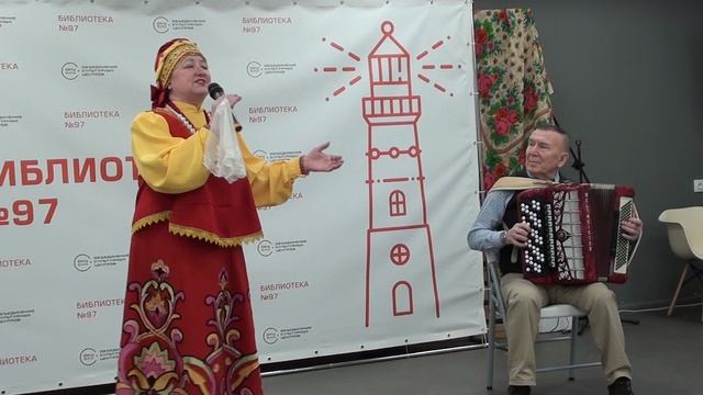 Русск. нар. песня Снег, снежок  - Ольга Максимова, Евгений Алексеев (баян)