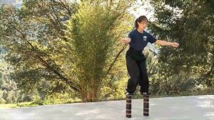 Боевой цигун 37. Упражнения 7-9 Ян Цзюньмин