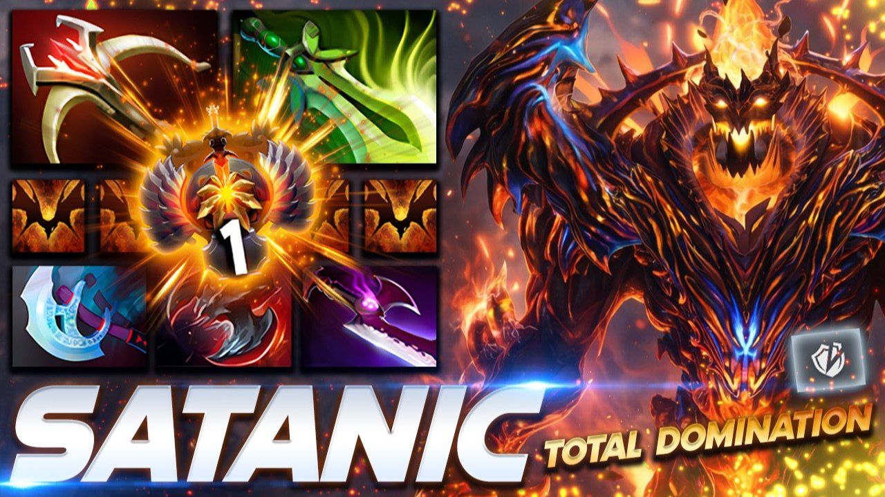 Satanic Shadow Fiend Total Domination — профессиональный геймплей в Dota 2 [Смотри и учись]