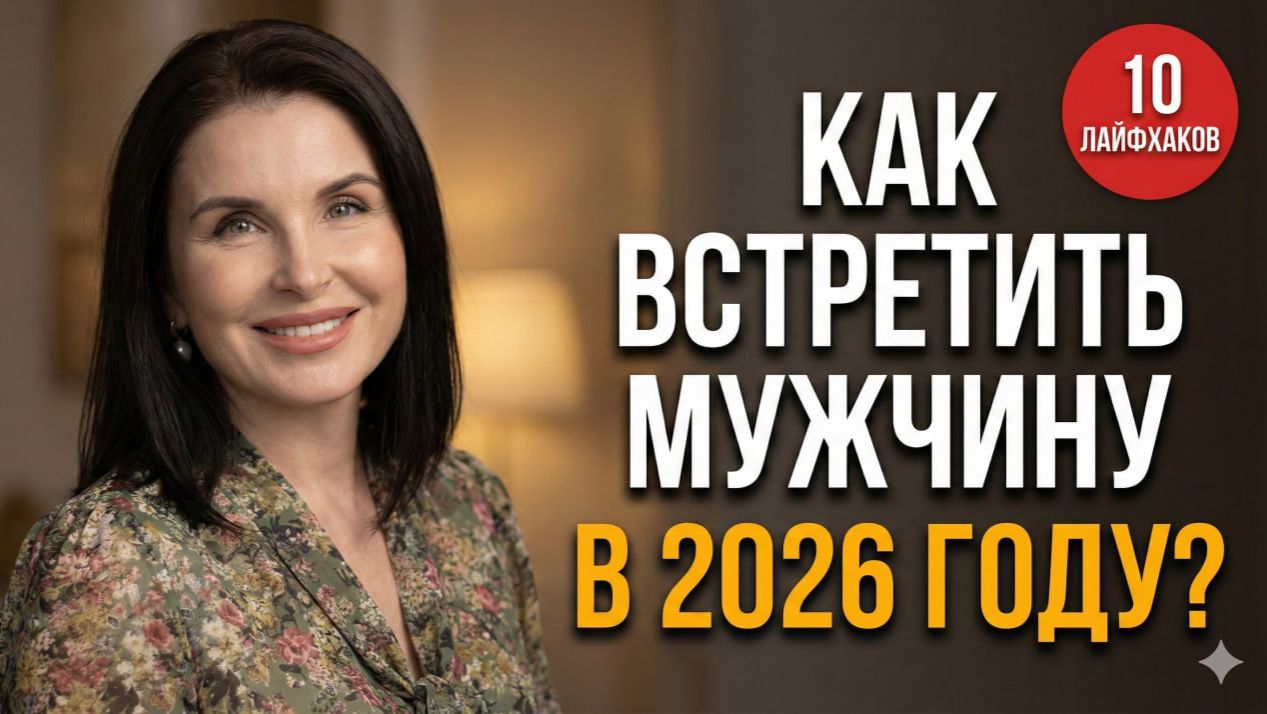 Как встретить мужчину в 2026: 10 лайфхаков от психотерапевта