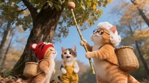 Материнская любовь не знает границ ❤️ Она построила Империю воздушных шаров для своих котят, Анимаци