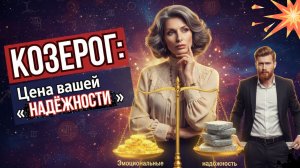 ♑️КОЗЕРОГ! Любовь как инвестиция: Цена вашей «надёжности»
