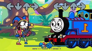 FNF УДИВИТЕЛЬНЫЙ ЦИФРОВОЙ 🎪🤡ЦИРК ПРОТИВ ТОМАСА И ЕГО ДРУЗЕЙ ПОЮТ КАН-КАН! РЕАКЦИЯ