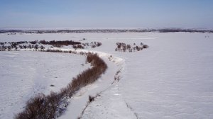 Рыбалка на малой реке в новом месте 24 февраля 2026