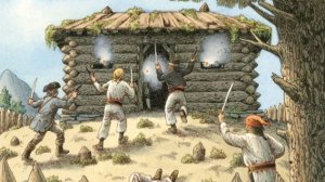 Р. Л. Стивенсон. Остров сокровищ. Окончание главы Атака