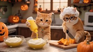 Два непослушных котенка нашли мамину косметичку...  Сделай сюрприз спящему папе! 🤣