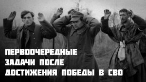 Первоочередные задачи после достижения Победы в СВО