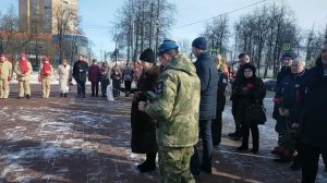 Митинг и возложение на мемориале Вечный огонь