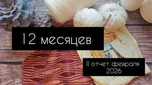12 месяцев. 2 отчет февраля