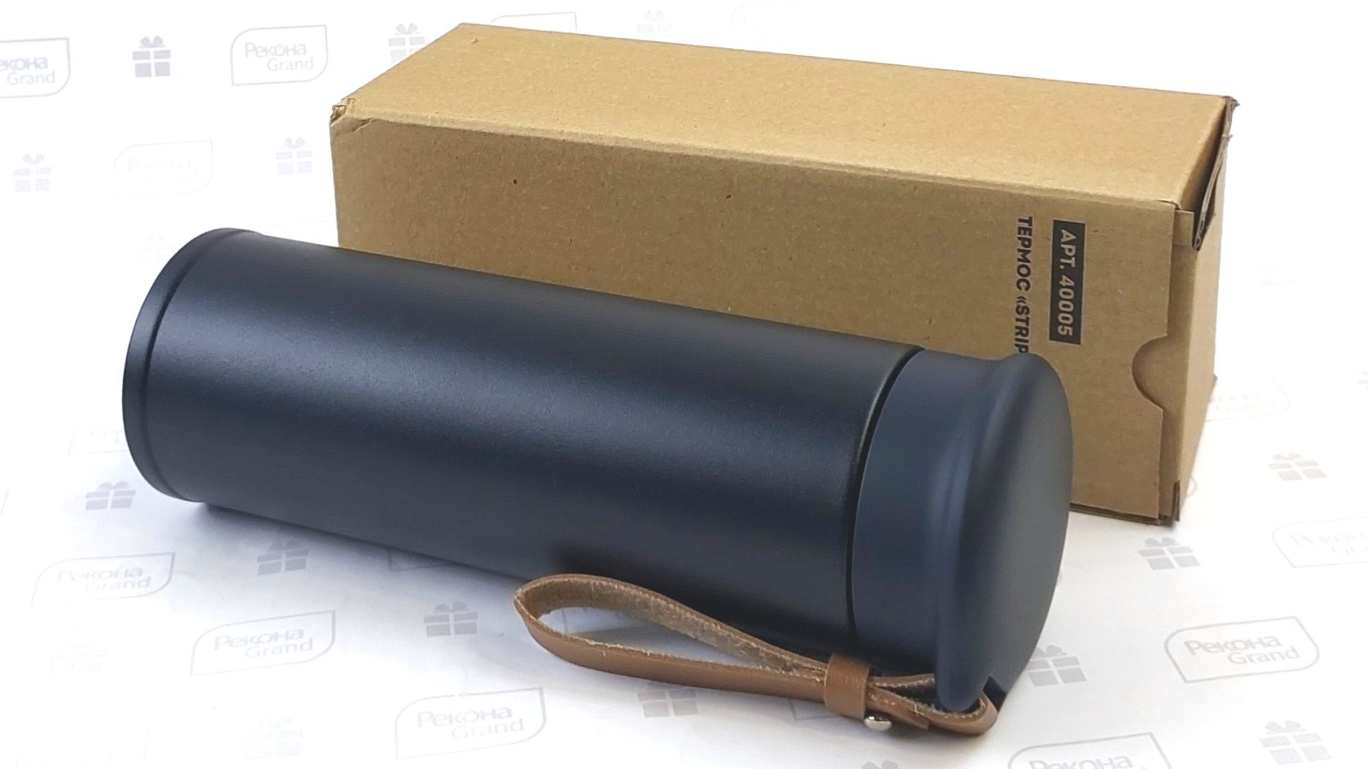 Термос Stripe черный   арт 40005/35