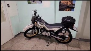 Где зимует мой мотоцикл Yamaha XT250 serow)))