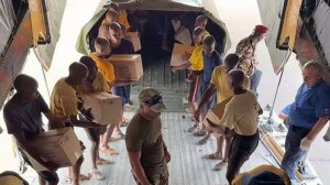 Около 60 тонн гуманитарной помощи доставлено самолетами МЧС России на Мадагаскар