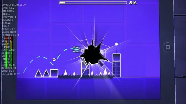 Я прошел "Rage Quit" в  Geometry Dash