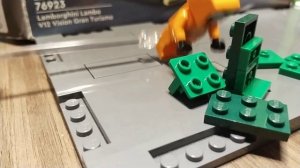 кактус с цветком lego minecraft