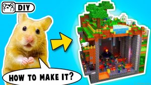 Своими руками — как сделать лабиринт из кубов в Minecraft 🐹 Hamster Handcraft 🐹 Хомяк Хомура