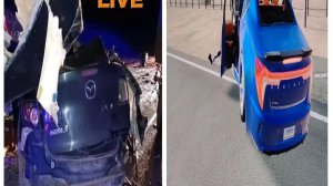 аварии на реальных событиях в Beamng.Drive#1