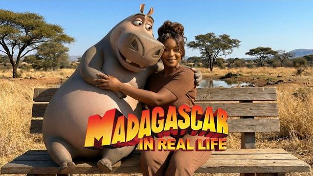 МАДАГАСКАР В РЕАЛЬНОЙ ЖИЗНИ! МУЛЬТ МАДАГАСКАР ВСТРЕТИЛСЯ С РЕАЛЬНЫМИ АКТЁРАМИ! МУЛЬТИК РЕАКЦИЯ