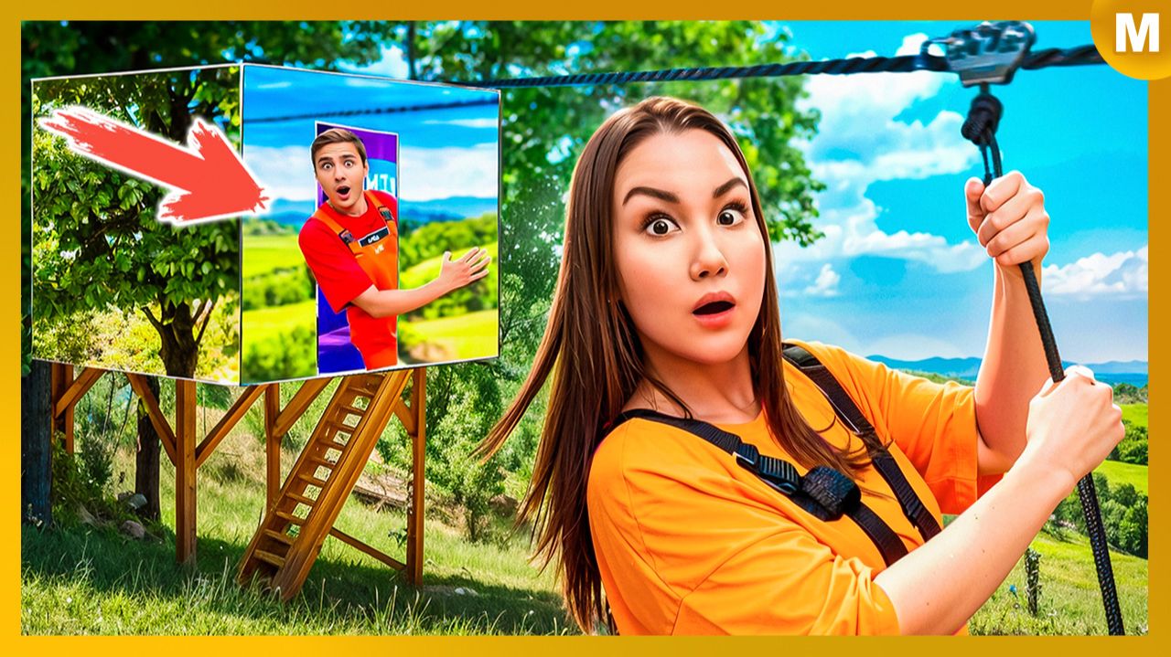 Построила Секретную Невидимую Комнату в Лесу от Бывшего! смотреть онлайн