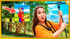 Построила Секретную Невидимую Комнату в Лесу от Бывшего!