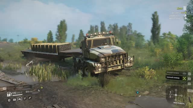 SnowRunner __  ПАШНИ_Хлев