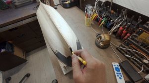 Изготовление и установка киля на станке с чпу. Финальная шлифовка подводной части корпуса. 11