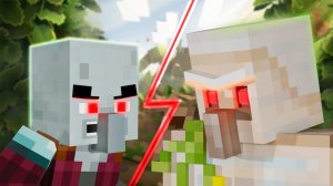 Повседневная жизнь - Грабитель против сельского жителя. Майнкрафт Мультик