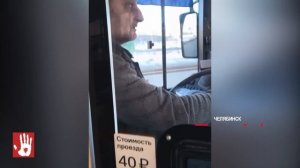 Водитель автобуса устроил скандал из-за шпица