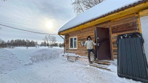 Большие работы в хуторской мастерской. Изучаем снежные окрестности деревни