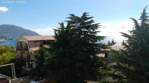 Территория дома отдыха "Мечта". Дорога к морю. Пляж. Гурзуф, Крым.