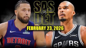 24.02.2026 | ОБЗОР МАТЧА | Детройт Пистонс - Сан-Антонио Спёрс | Highlights