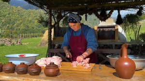 Куриный Донер, Приготовленный По Местному Рецепту! Азербайджанская Кухня Деревенская Кухня  Рецепты