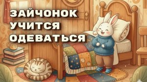Зайчонок, который научился одеваться сам 🐰 Сказка перед сном