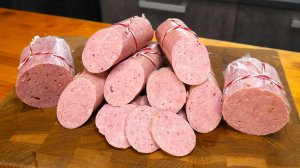 Домашняя Колбаса из любого мяса Без коптильни и духовки