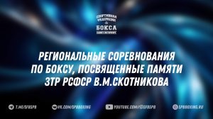 2 день  Региональные соревнования по боксу памяти ЗТ РСФСР В М Скотникова 2026 СПБ