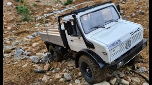 Traxxas trx4 Unimog. Грузовик за 50 000 из Б/У деталей.