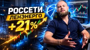 Забрали +21% роста в акции Россети Ленэнерго #LSNGP