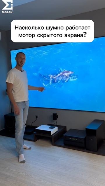 Насколько шумно работает мотор скрытого экрана? смотреть онлайн