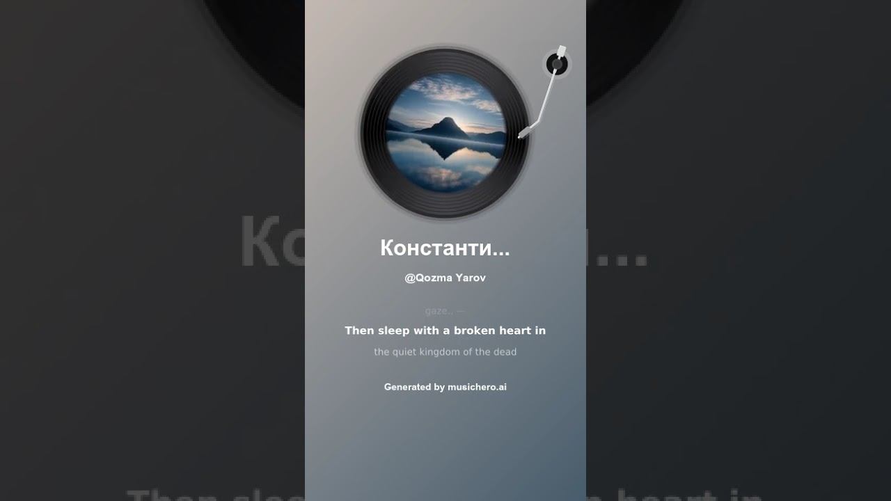 Константин Бальмонт Море — вечное стремленье, горы — царственный покой… #music #поэтическийклуб смотреть онлайн