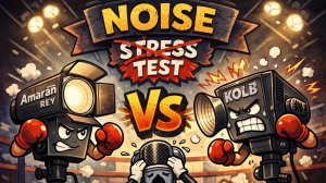 Amaran ray 120 vs  Colbor 100 Noise Test