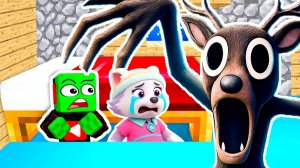 СПРЯТАЛСЯ ПОД КРОВАТЬЮ с ЭВЕРЕСТ от ОЛЕНЬ 99 НОЧЕЙ В ЛЕСУ ЩЕНЯЧИЙ ПАТРУЛЬ в МАЙНКРАФТ