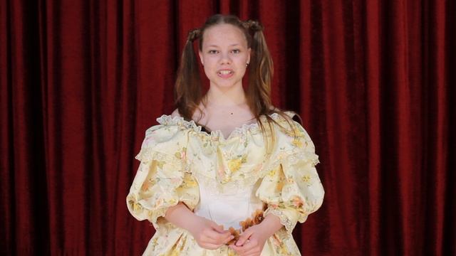 "Монолог Липочки А. Островского", Читает: Вероника Резинкина, 15 лет смотреть онлайн