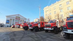 В Кургане в кинотеатре «Россия» прошли демонстрационные пожарно-тактические учения