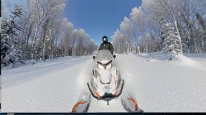 Съемка на камеру 360, Lynx Ranger 69 800 e-tec скорость 100км/ч по тайге, трамплины, прыжки.