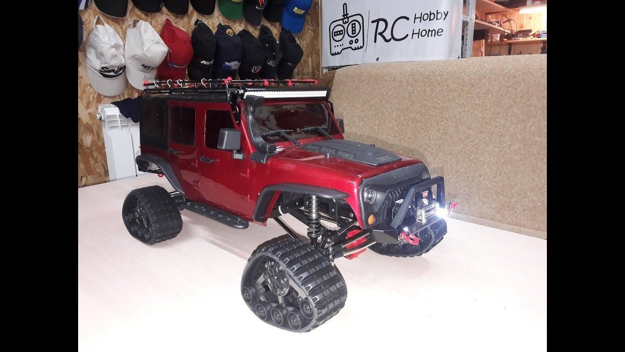 RGT EX86100 UPGRADE. Устанавливаем гусеницы